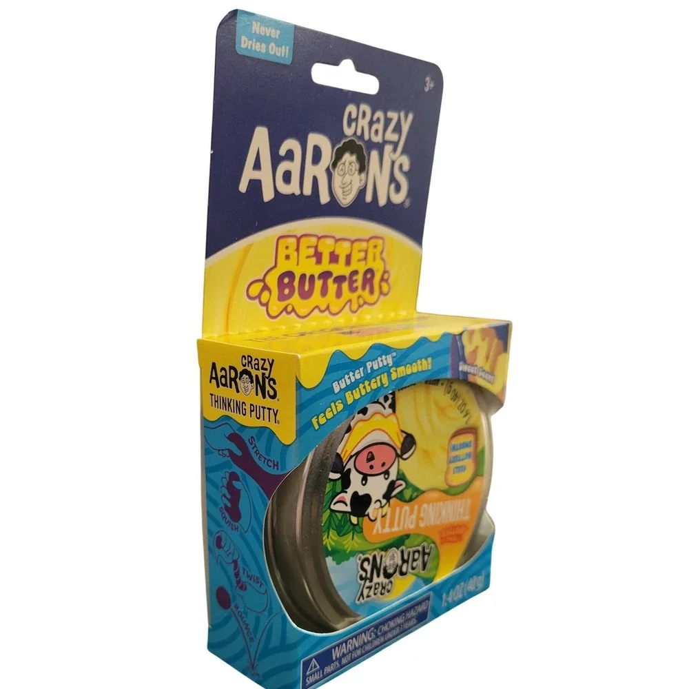 Crazy Aarons Better Butter Thinking Putty Yellow Sweet Scented 1.4oz